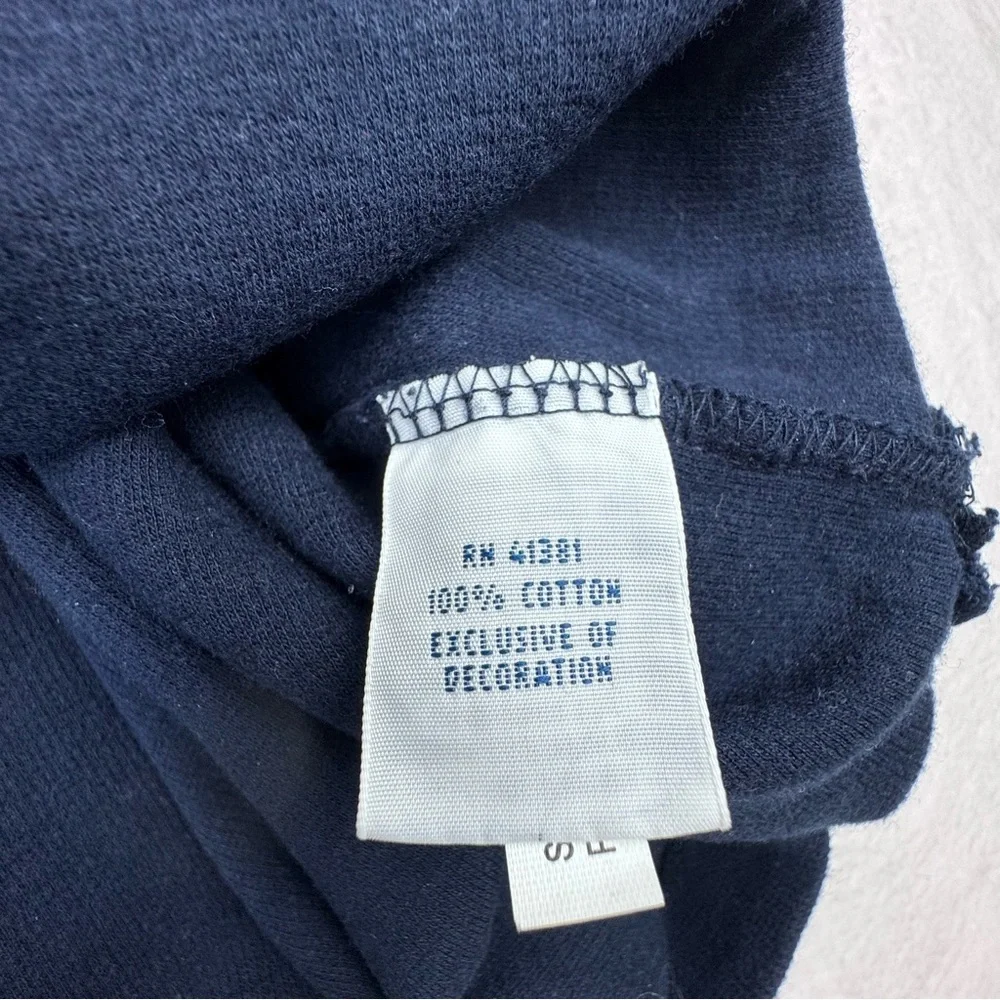 Polo Ralph Lauren quarter-zip pullover sweater in navy blue. Men’s size 4XLT.